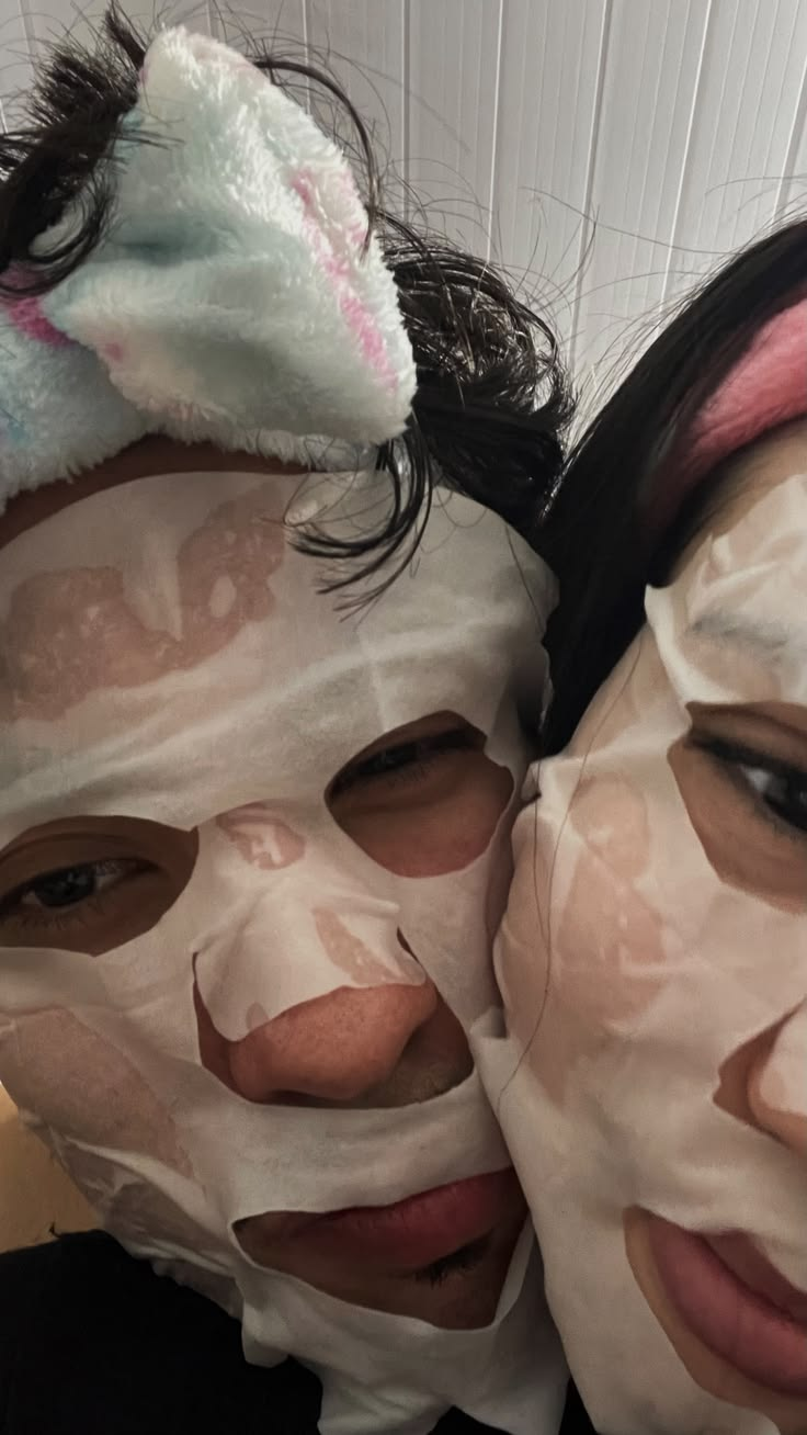 A relaxed self-care moment